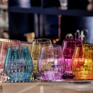 Set 6 cốc Columba màu 380ml Crystal Bohemia