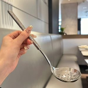 Bo 2 muoi canh muoi lau inox Chockmen 5