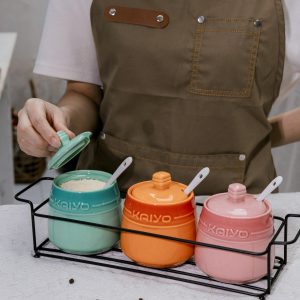 Bo 3 hu gia vi Rainbowl kem gia dung 12