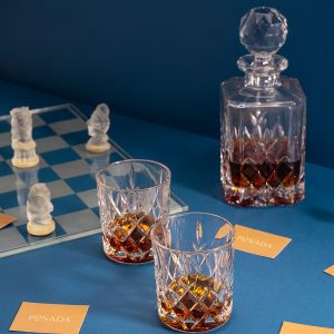 Bộ bình rượu pha lê Bohemia Brixton