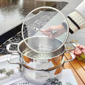 Bo noi kem xung hap 2 tang Chockmen 26cm C211 7