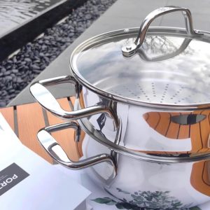 Bo noi kem xung hap 2 tang Chockmen 26cm C211 8