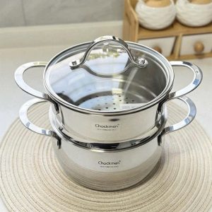 Bo noi kem xung hap 2 tang Chockmen 26cm C211 9