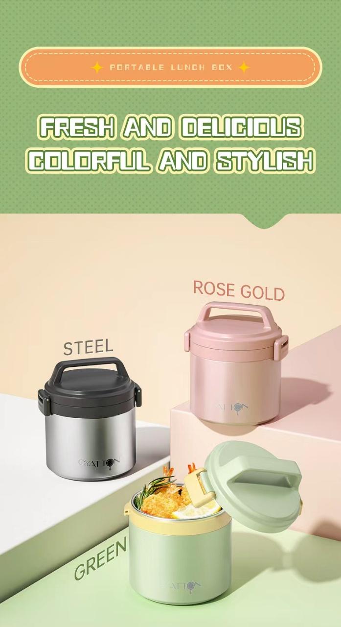 Cặp lồng OYATTON 1700ml OYATTON - O525 1 Cap long OYATTON 1700ml OYATTON O525 1