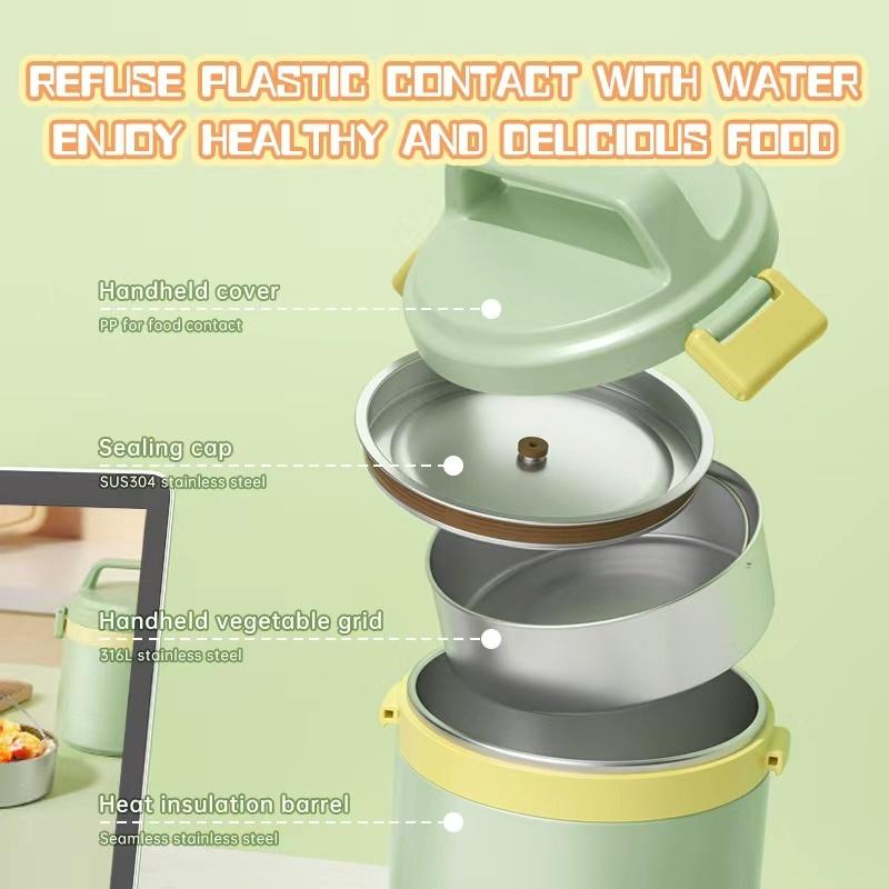 Cặp lồng OYATTON 1700ml OYATTON - O525 18 Cap long OYATTON 1700ml OYATTON O525 18