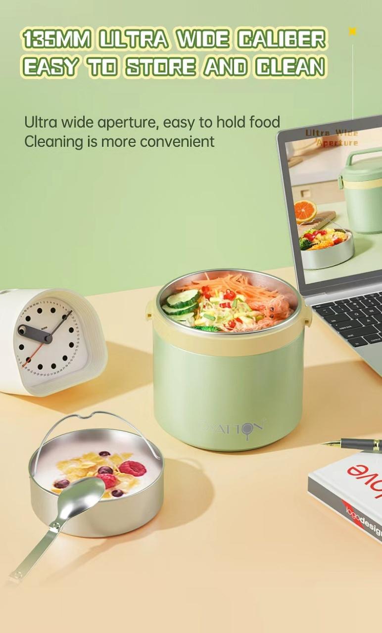 Cặp lồng OYATTON 1700ml OYATTON - O525 5 Cap long OYATTON 1700ml OYATTON O525 5