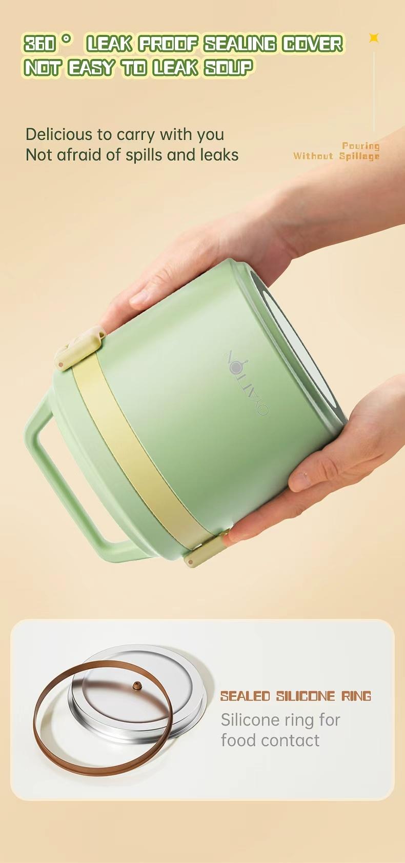 Cặp lồng OYATTON 1700ml OYATTON - O525 6 Cap long OYATTON 1700ml OYATTON O525 6