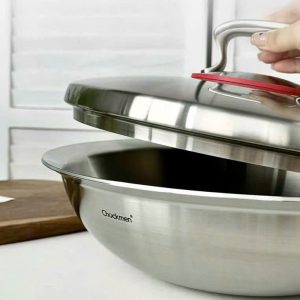 Chao sau long nap inox Chockmen size 32cm C246 5