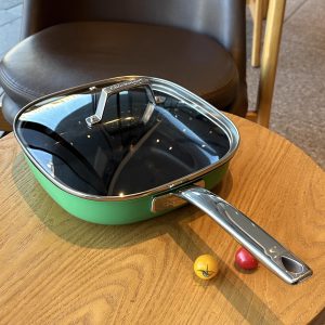 Chảo vuông chống dính gốm FRUTO sắc màu 24.5cm Chockmen - C500 Chao vuong chong dinh gom FRUTO sac mau 24.5cm Chockmen C500 5