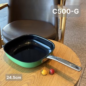 Chảo vuông chống dính gốm FRUTO sắc màu 24.5cm Chockmen - C500 Chao vuong chong dinh gom FRUTO sac mau 24.5cm Chockmen C500 7