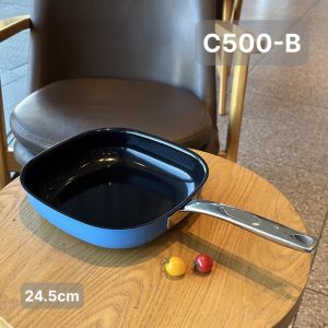 Chảo vuông chống dính gốm FRUTO sắc màu 24.5cm Chockmen - C500 Chao vuong chong dinh gom FRUTO sac mau 24.5cm Chockmen C500 8