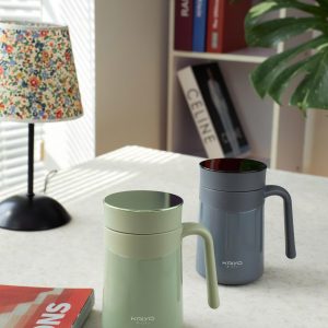 Coc giu nhiet 2 lop inox Kaiyo kem loi loc tra 350ml 1