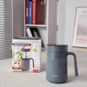 Coc giu nhiet 2 lop inox Kaiyo kem loi loc tra 350ml 17