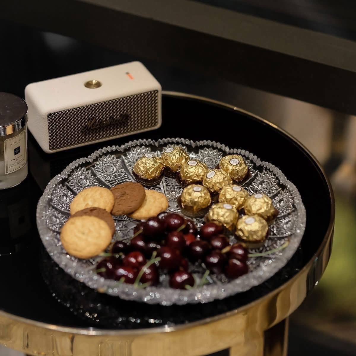 Đĩa Tròn Pha Lê M57 19cm 7 Dia Tron Pha Le M57 19cm 7