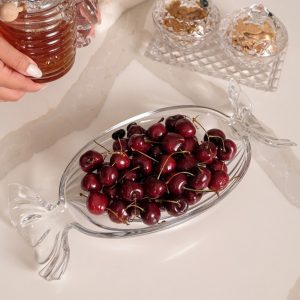 Đĩa sâu lòng Candy 34.5cm Bohemia Crystal Dia sau long Candy 34.5cm Bohemia Crystal 1