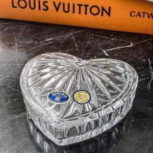 HỘP ĐỰNG TRANG SỨC TRÁI TIM CRYSTAL BOHEMIA 11CM