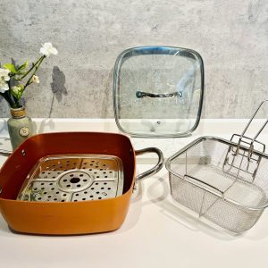 NỒI CHẢO VUÔNG ĐA NĂNG OCENO 24CM x 24CM