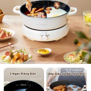 Noi lau dien 2 ngan Kaiyo size 6L ma KHP 064 02