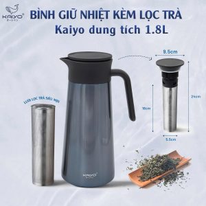 Phich giu nhiet kem loc tra dung tich Kaiyo 1.8L Kaiyo 3