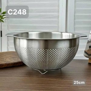 RỔ INOX BẦU CHOCKMEN 25CM - C248