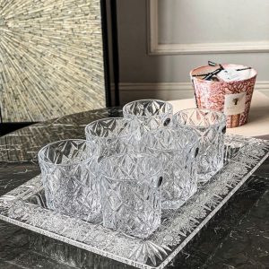 Set 6 cốc thấp Memphis 300ml Crystal Bohemia Set 6 coc thap Memphis 300ml Crystal Bohemia 6