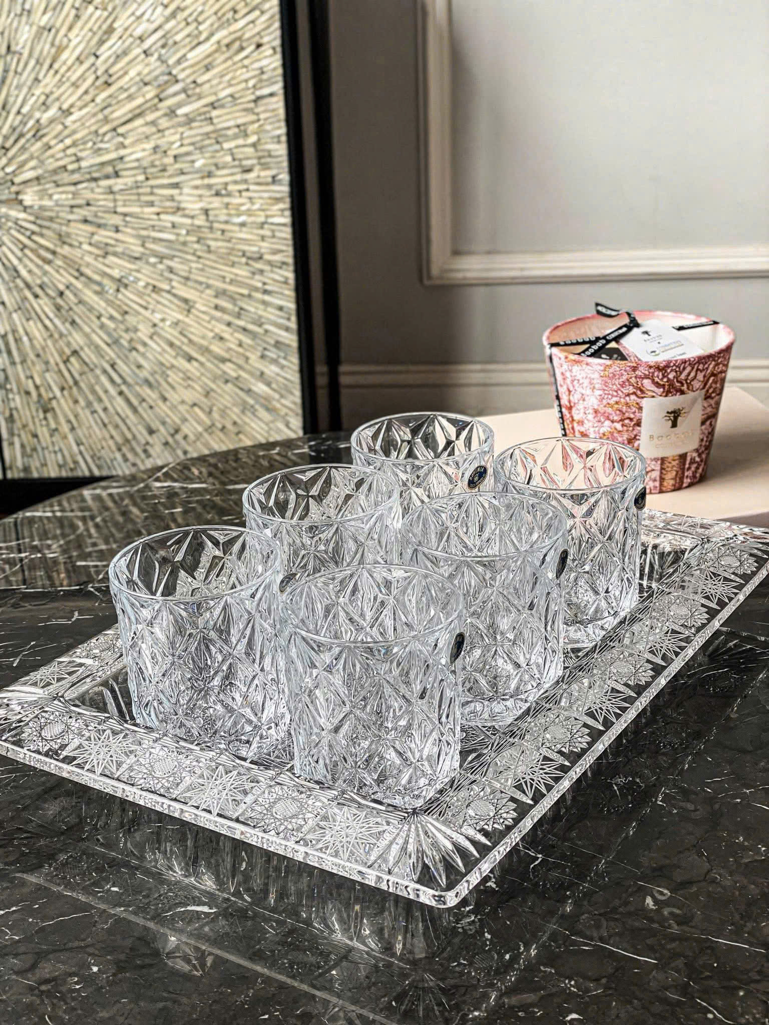 Set 6 cốc thấp Memphis 300ml Crystal Bohemia 6 Set 6 coc thap Memphis 300ml Crystal Bohemia 6
