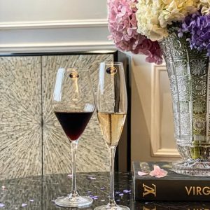 Set 6 ly vang trang Loxia 470ml Crystal Bohemia 4