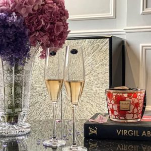 Set 6 ly champagne Loxia 210ml Crystal Bohemia