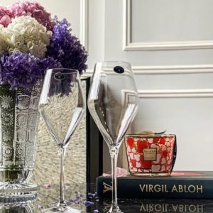 Set 6 ly vang trang Loxia 470ml Crystal Bohemia 6