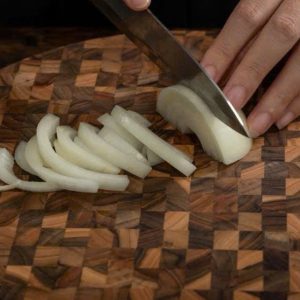 Thot chat tron go Teak dau kaiyo 38x30cm TDC04 6