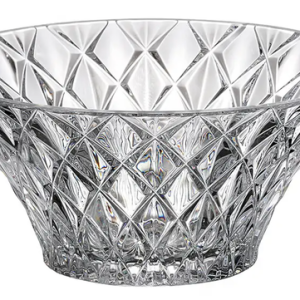 Tô Memphis trắng 19cm Crystal Bohemia