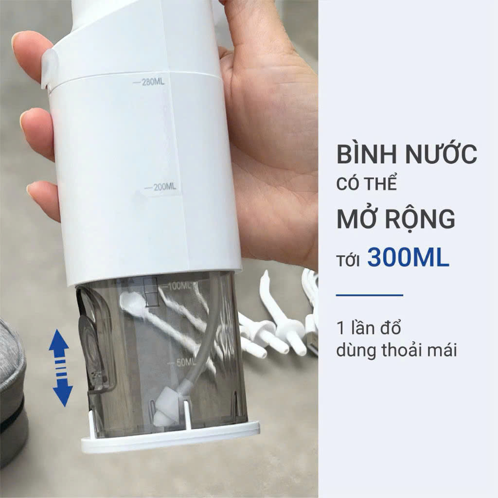 Máy tăm nước Extra Water Tank 4 chế độ KAIYO 1 May tam nuoc Extra Water Tank 4 che do KAIYO 1