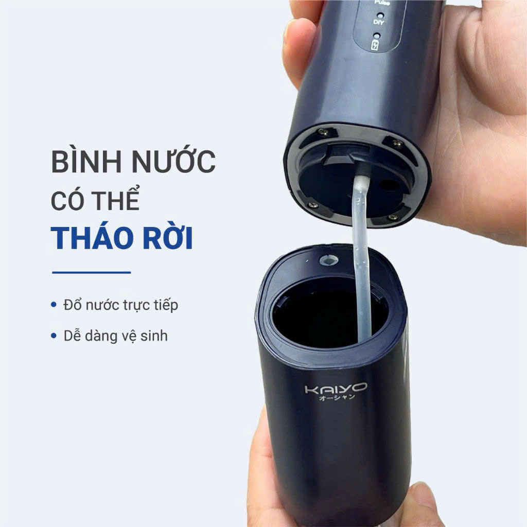 Máy tăm nước Extra Water Tank 4 chế độ KAIYO 7 May tam nuoc Extra Water Tank 4 che do KAIYO 7