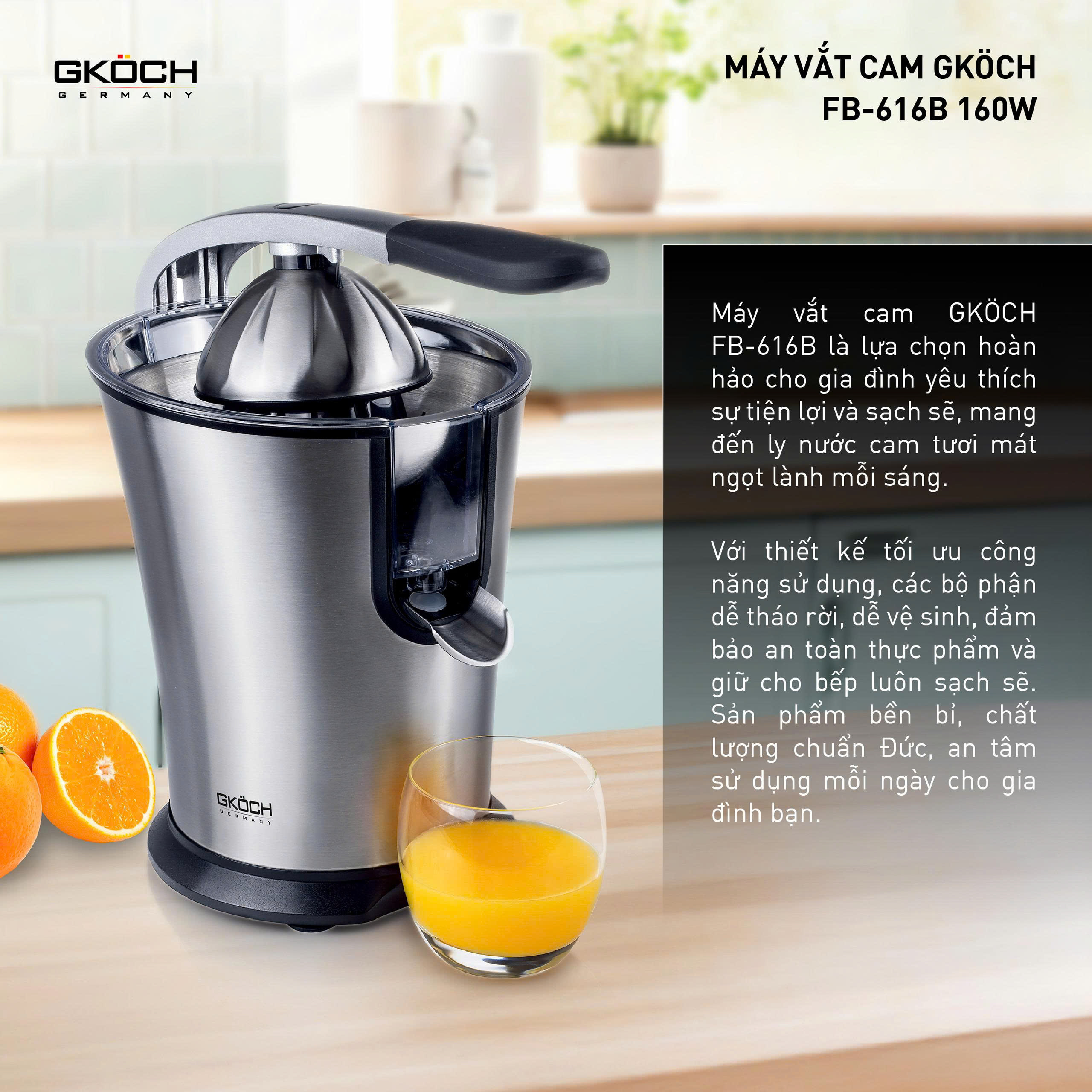 MÁY VẮT CAM GKÖCH GERMANY 17 MAY VAT CAM GKOCH GERMANY 17