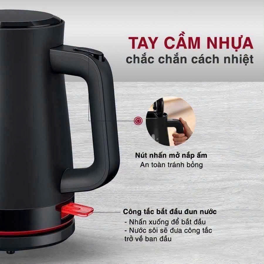 Ấm siêu tốc Bosch TWK3M123 6 Am sieu toc Bosch TWK3M123 6
