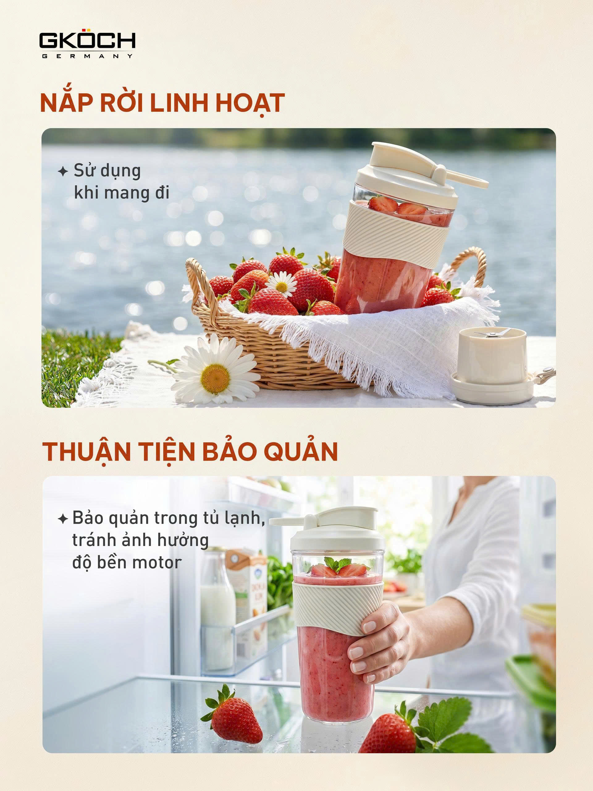 MÁY XAY SINH TỐ CẦM TAY GKÖCH B32 5 MAY XAY SINH TO CAM TAY GKOCH B32 5