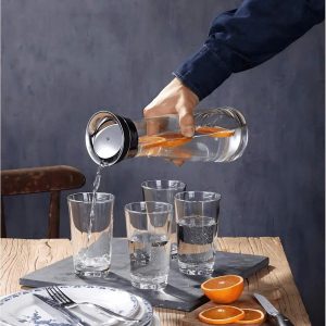 Bộ bình cốc đựng nước thủy tinh WMF Decanter Bo binh coc dung nuoc thuy tinh WMF Decanter 4
