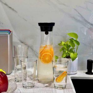 Bộ bình cốc đựng nước thủy tinh WMF Decanter Bo binh coc dung nuoc thuy tinh WMF Decanter 5