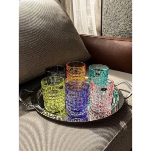 Bộ 6 cốc pha lê Bohemia Diamond Tumbler full màu 230ml Bo 6 coc pha le Bohemia Diamond Tumbler full mau 230ml 4