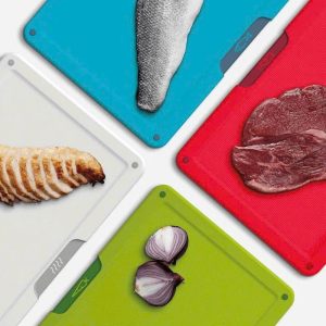 Bộ thớt 4 Joseph Joseph 60219 Folio Icon 4pc BoardSet Large (Mcolor)
