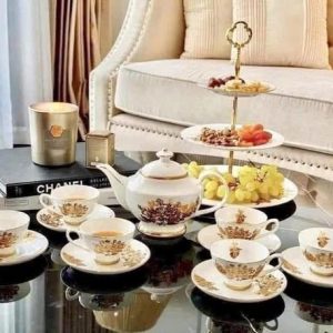 Bộ trà sứ xương Imperial London Hoa Cúc Vàng (13 chi tiết) Bo tra su xuong Imperial London Hoa Cuc Vang 2