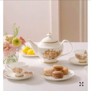 Bộ trà sứ xương Imperial London Hoa Cúc Vàng (13 chi tiết) Bo tra su xuong Imperial London Hoa Cuc Vang 4