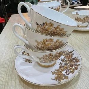 Bộ trà sứ xương Imperial London Hoa Cúc Vàng (13 chi tiết) Bo tra su xuong Imperial London Hoa Cuc Vang 5