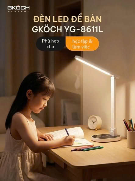 ĐÈN CHỐNG CẬN ĐỂ BÀN GKOCH - YG8611 2 DEN CHONG CAN DE BAN GKOCH YG8611 2