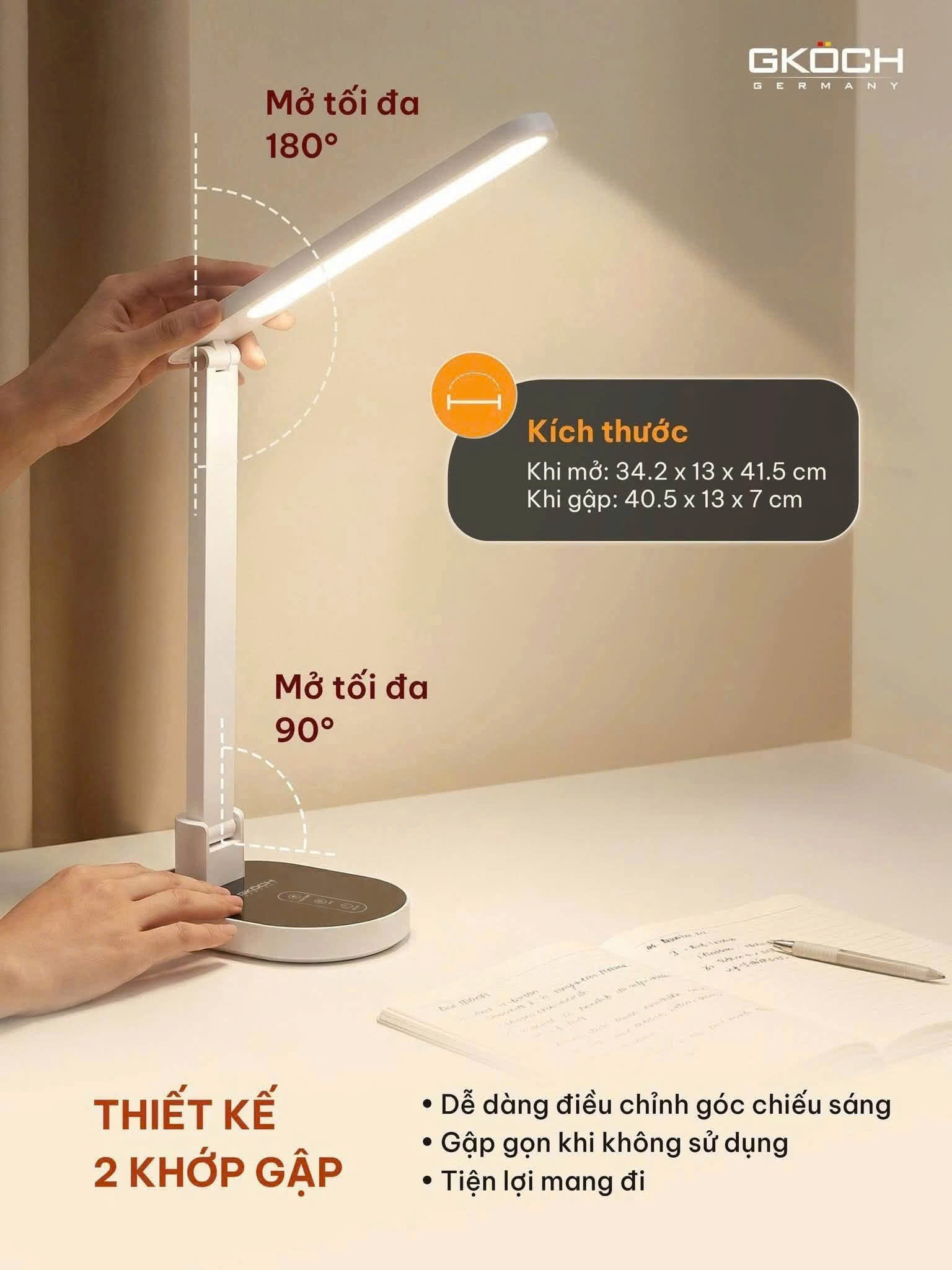 ĐÈN CHỐNG CẬN ĐỂ BÀN GKOCH - YG8611 7 DEN CHONG CAN DE BAN GKOCH YG8611 7