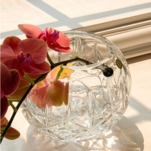 LỌ HOA CẦU TRÒN SHEFFIELD BOHEMIA CRYSTAL 17.5CM