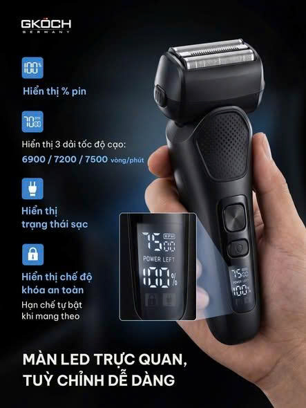 MÁY CẠO RÂU GKOCH V-939 1 MAY CAO RAU GKOCH V 939 1