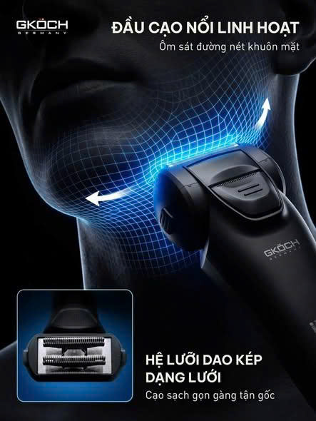 MÁY CẠO RÂU GKOCH V-939 3 MAY CAO RAU GKOCH V 939 3