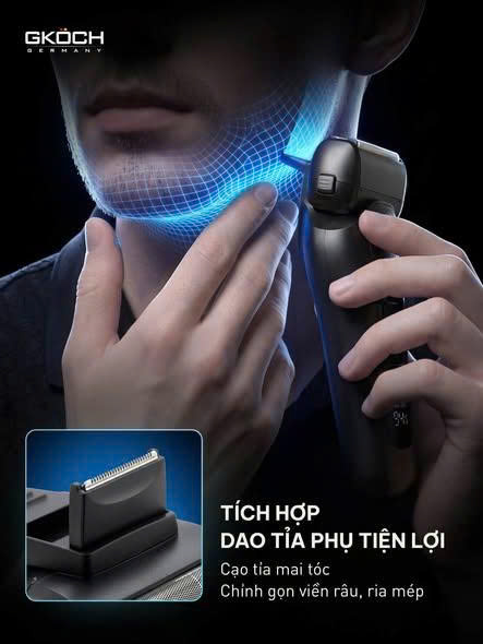 MÁY CẠO RÂU GKOCH V-939 4 MAY CAO RAU GKOCH V 939 4