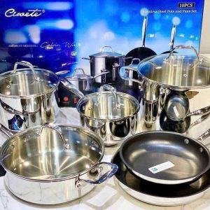 Bộ nồi inox Ciwete set 6 món
